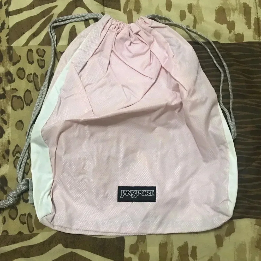 Jansport Y2K Pink With White Vintage Bag. Preowned
